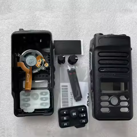 Portable Radio Front Cover Case Housing with Speaker Flex Cable for Motorola XPR3500e DEP570e XiR P6