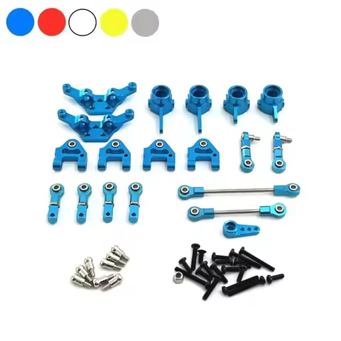For Wltoys 284161 284010 284131 K989 k979 K969 P929 P939Metal Upgrade Parts Kit Steering Cup 1/28 RC