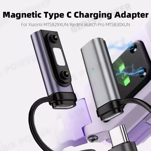 Type C Charging Adapter for Xiaomi MTSB29XUN Magnetic USB C Converter for Redmi Watch Pro MTSB30XUN