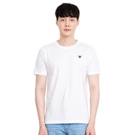 OASIS Vibes เสื้อยืด ผู้ชาย คอกลม เสื้อยืดผู้ชาย cotton100% รุ่น MTC-1724 สีขาว