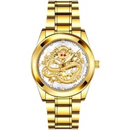 Aiyishi Đồng hồ Thụy Sĩ cho doanh nhân nam lịch sáng không thấm nước hợp thời trang đồng hồ thép hàn