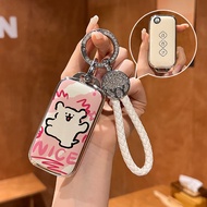 Bộ Chìa Khóa Mini Wuling Hongguang Bộ Chìa Khóa Ô Tô Binguo Miniev Mini S Ốp Macaron Gameboy Túi Khó