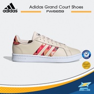 Adidas รองเท้าผ้าใบ รองเท้าลำลอง ผู้หญิง อาดิดาส Grand Court Womens Shoes (FW3734 / FW6659) [มีสองสี] [ลิขสิทธิ์แท้] Collection (2300)