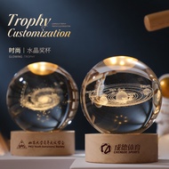 Customized Trophy Luminous Trophy Customized Customized Excellent Staff High-End Award Commemorative