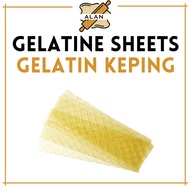 GELATIN KEPING BOVINE LEMBU | GELATINE SHEETS BOVINE | 吉利丁片