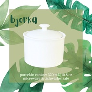 BJORKA Porcelain Canister | CERAMIC JAR | Porcelain Jar