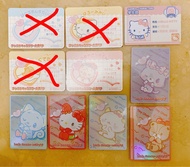 全新 Sanrio 三麗鷗 character ranking card 2024 繁中 卡 咭 購物特典卡 特典咭 閃卡 閃咭