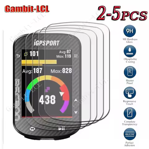 9H HD Tempered Glass For iGPSPORT iGS800 BSC200 BSC200s BSC300 BSC300T Screen Protection Protector C