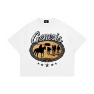 T-Shirt | Boxy Fit | CAMEL CAMEL CAMEL | White White White | Genesis Conspiracy