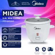 Midea 0.6L Rice Cooker MG-GP06B | Auto Keep Warm Periuk Nasi Automatik 电饭煲 自动保温 Original Official Be