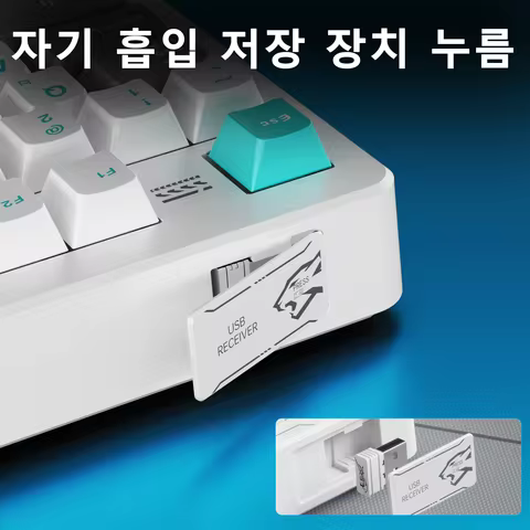 AULA×LINGBAO K98 Korean Mechanical Keyboard Wireless Tri-mode Custom 10000mAh RGB Backlit Gasket Str