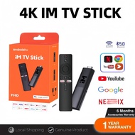 【Local Stock 】IM  Smart TV Stick 4K Android LED TV Turns Android TV Into Smart TV 2.4G&5G M98 VIDEO 