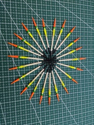 PELAMPUNG KUMBUL PANCING JARUM BENANG MOTIF BAGUS PANJANG 8 CM