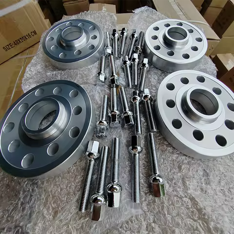 Car Hub Centric Adapter 25mm thickness 5x100 5x112 CB=57.1 wheel spacer with widen ball bolts 14X1.5