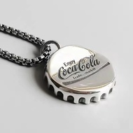 Coca cola necklace, bottle cap, coke bottle cap necklace 288jka