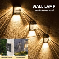 Solar Wall Light LED Automatic Sensor Lights Outdoor Waterproof Wire-Free Courtyard Lamp For Garden 