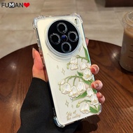 Lily of The Valley Clear Four-Corners Phone Case For Huawei Nova 16Z 16 15 Max 14 13 12 Pro Lite 13i