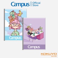 Genuine Campus Cartoon B5 120-page dotted notebook