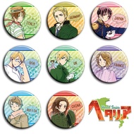 Popular Hetalia Axis Powers Anime Badge 58mm Badge Pin Two-Dimensional Merchandise Bar C Type
