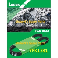 LUCAS Fan Belt 7PK1781 Honda Accord SDA 2.0 2.4