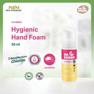 Dr.KEEEN Hygienic Hand foam ขนาด 50ml โฟมล้างมือไร้แอลกอฮอล์แบบพกพา มี Benzalkonium Chloride ส่วนผสมที่ผลิตจากวัตถุดิบจากธรรมชาติ มือหอมสะอาดทุกที่ทุกเวลา