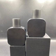 Lacos Te 50ml Matte Black Perfume Bottle with Screw Cap