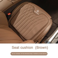 Bantal Kursi รถสวมใส่ได้แบบสากลรถยนต์ส่วนใหญ่ผ้าคลุมเบาะรถยนต์อุปกรณ์ตกแต่งภายในรถยนต์เสื่อแผ่นรองเบ