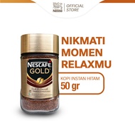 HITAM Nescafe GOLD Instant Coffee Black Coffee Jar 50gr