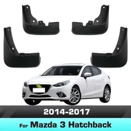 For Mazda 3 Hatchback 2014 2015 2016 2017 Fender Mudgrd Mud Flaps Grd Splash Flap Mudgrds Car Access