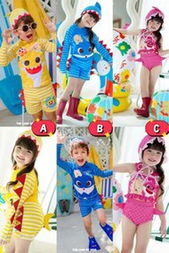 廠單 baby shark泳衣三件套
