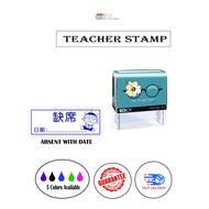 COLOP TEACHER STAMP/ABSENT WITH DATE