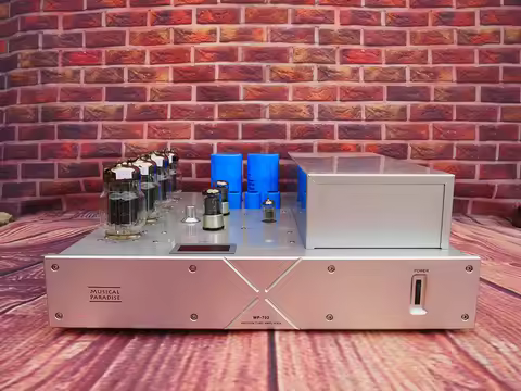 Musical Paradise MP-702 6C33C OTL Mono Blocks Power Amplifier 100W+100W Mono Tube Amp 6C33C*4, 6J8P