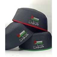 KOPIAH HITAM LOGO PALESTIN