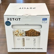 門市全新現貨‼️Petkit Yumshare Gemini｜Yumshare Dual-Hopper With Camera Smart Pet Feeder 雙子星智能寵物餵食器 攝影版／鏡頭版
