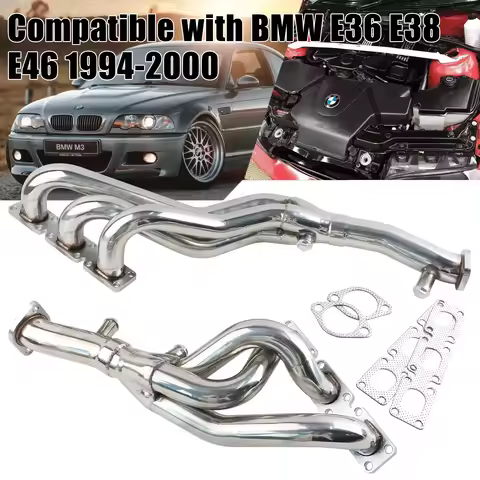 Exhaust Headers for BMW 2000-2006 M54 (M54B22/M54B25/M54B30) Engines – E36/E46/E93/E60 320i/325i/525