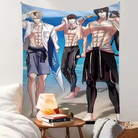 Anime L-Lookism Anime Tapestry Art Science Fiction Room Home Decor Wall Art Decor