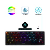 K69 OKER 3 MODES MECHANICAL KEYBOARD OKER K69(BT5.2+2.4G+TYPE-C)ไฟ LED