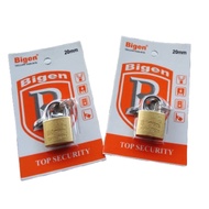 Yellow Padlock Size 20mm BIGEN / Yellow Padlock / Yellow Padlock BIGEN brand