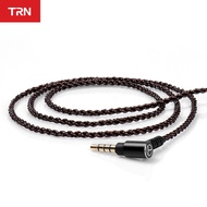 TRN A5 4 Core OCC Copper Cable 3.5mm With QDC 2PIN Connector Upgraded Cable Earphones Cable For BA8 TRN V90S VX BA5 ST1