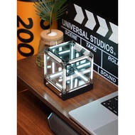 E-sports Ambient Light Desktop Tech Futuristic 4D Space Abyss Hypercube Gift for Men
