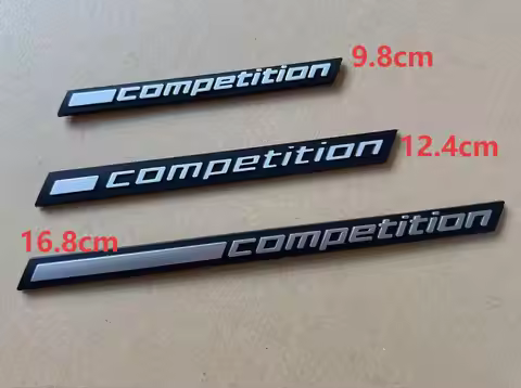 1X ABS COMPETITION Bar Underlined Emblem for Thunder Edition M1 M2 M3 M4 M5 M6 M7 M8 X3M X4M X5M X6M
