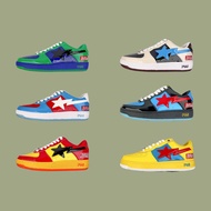 Shoes Casual Brown Five-Star nigo Sneakers Casual Steel Plate Way Broken Ape Gray White bape Air For