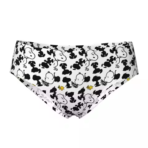 Snoopys Woodstock Shadow Pattern Panties Briefs Women Underwear Breathable Underpants for Female Plu
