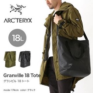 日本 Arc'teryx 不死鳥 Granville 18L 黑色尼龍布 手挽 側咩 斜咩袋
