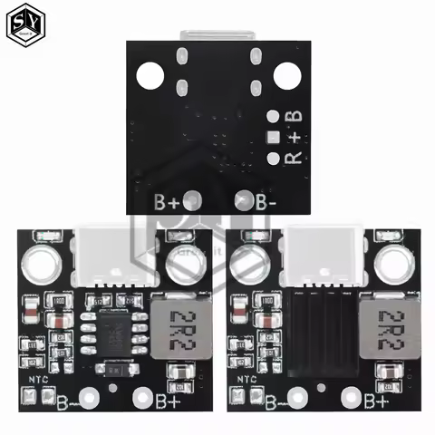 1S 5V 2.8/3.6A Lithium Battery Charge Module Boost Power Board Type-C Interface Over Charge Over Tem