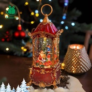 [Kesoto] Snow Globe Creative Glittering Christmas Music Box for Kids Lovers Daughter
