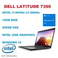DELL 7390 Core i7-8500U/ 8TH GEN-ULTRABOOK -16GB DDR4 RAM-256GB SSD/INTEL HD GRAPHIC