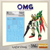Dalin Water Decal UC58 MG Wing Gundam Fenice Water Decals Gundam Wing Gundam Fenice Wing Fenice Gund
