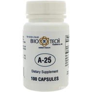 MSNOR Bio-Tech Pharmacal A-25 Vitamin A 25,000 IU - 100 Capsules