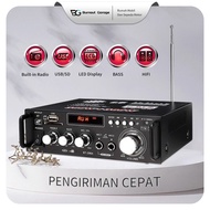BG-Amplifier Mobil Mini Amplifier MP3 Player FM Radio Radio Daya Tinggi 600W Equaliser Bawaan dengan